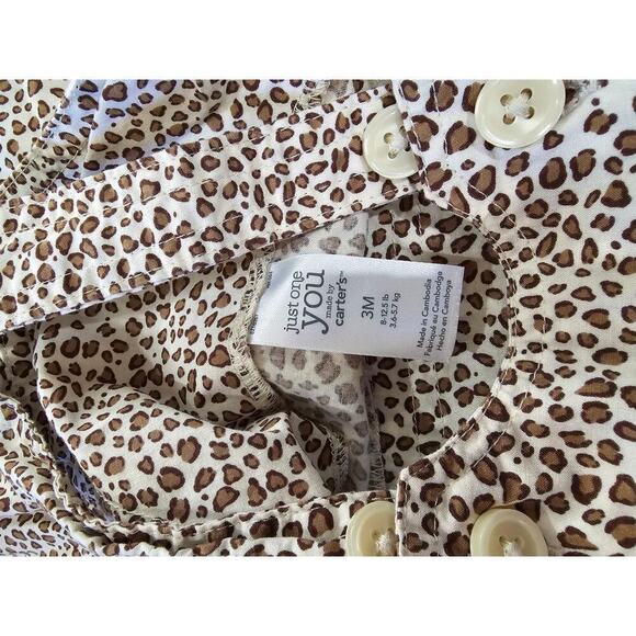 Just One You Made by Carter's baby girl animals print "Auntie Loves Me" romper - Picture 7 of 9